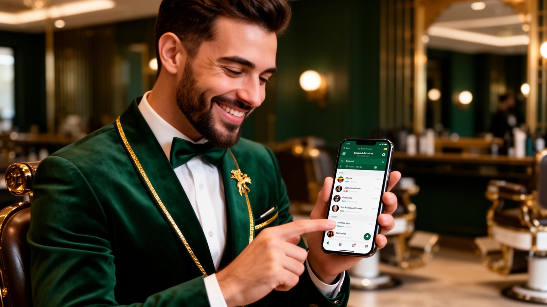 Profissional autônomo gerenciando agenda no celular